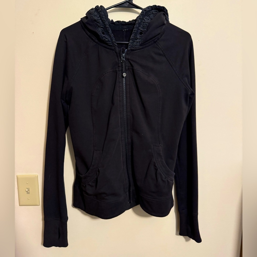 Lululemon Black Size 6 Jacket with Hood